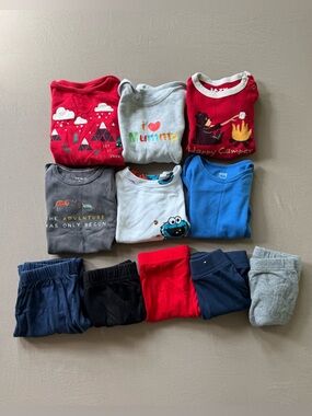 Baby Boys Mix & Match Bodysuit & Pants Bundle